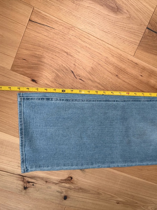 Quince Bella Stretch Wide Leg Jean - Size 26 Inseam 30 - Picture 3 of 6